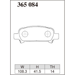 Dixcel Brake Pad 365084