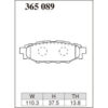 Dixcel Brake Pad 365089