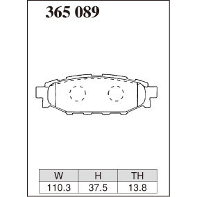 Dixcel Brake Pad 365089