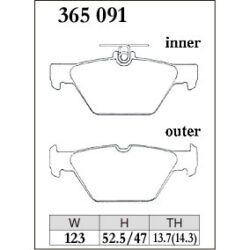 Dixcel Brake Pad 365091