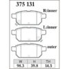 Dixcel Brake Pad 375131