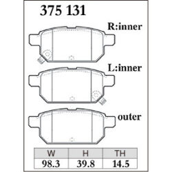 Dixcel Brake Pad 375131