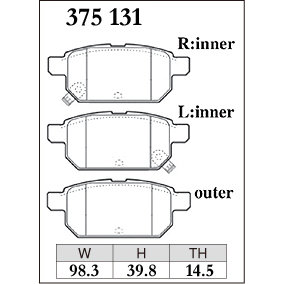 Dixcel Brake Pad 375131