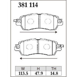 Dixcel Brake Pad 381114