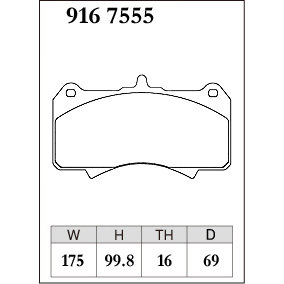 Dixcel Brake Pad 9167555