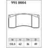 Dixcel Brake Pad 9910004