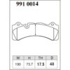 Dixcel Brake Pad 9910014