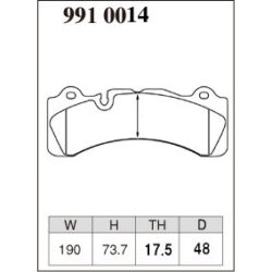 Dixcel Brake Pad 9910014