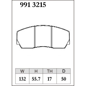 Dixcel Brake Pad 9913215