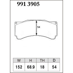 Dixcel Brake Pad 9913905