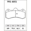 Dixcel Brake Pad 9914051
