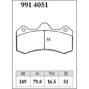Dixcel Brake Pad 9914051
