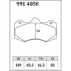 Dixcel Brake Pad 9914058