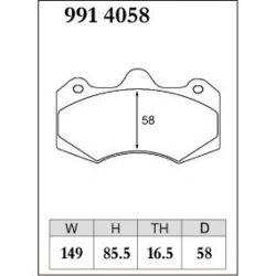 Dixcel Brake Pad 9914058