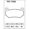 Dixcel Brake Pad 9917600