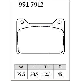 Dixcel Brake Pad 9917912