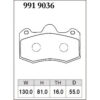 Dixcel Brake Pad 9919036