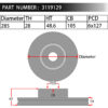 Dixcel Brake Rotor 3119129