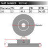 Dixcel Brake Rotor 3119143