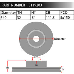 Dixcel Brake Rotor 3119283